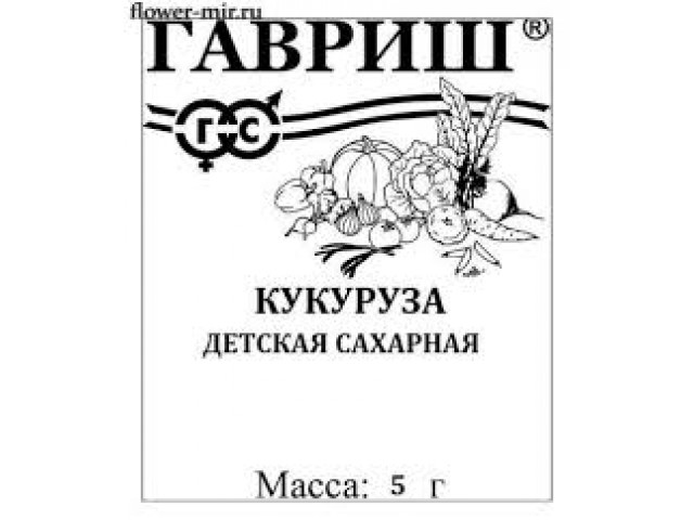 Кукуруза Детская сахарная 5 г (Гавриш) 