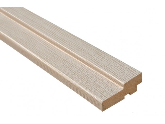 Деталь дверной коробки 32х74х2050 ясень латте телескопическая