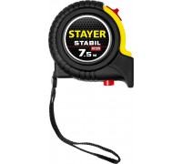 Рулетка  7,5 м х 25 мм Stayer Stabil обрезиненный корпус