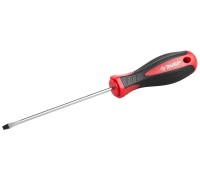 Отвертка шлицевая SL3,0 x 100 мм, двухкомпонентная рукоятка, Зубр