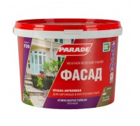 Краска для фасадов PARADE CLASSIC F20 база А 9 л