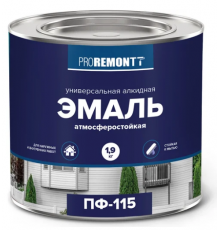 Эмаль ПФ-115 Лакра PROREMONTT белый глянцевый 1,9 кг Л-С 