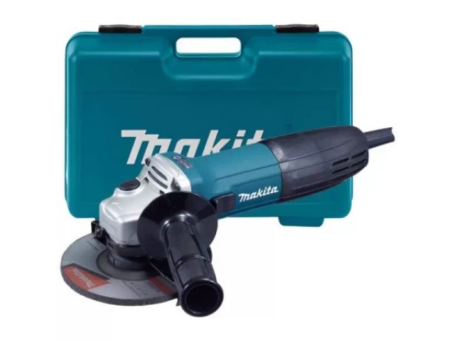 Углошлифмашина Makita GA5030RK , ф125мм,720Вт,11000об\м,чем,anti-restart,пл\п, 1,4 кг