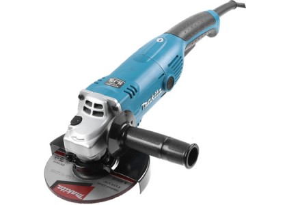 Углошлифмашина Makita GA6021 ф150мм,1050Вт,10000об\м,кор,муфта SJS,фикс вкл-ля,шлиф диск, 2,3 кг