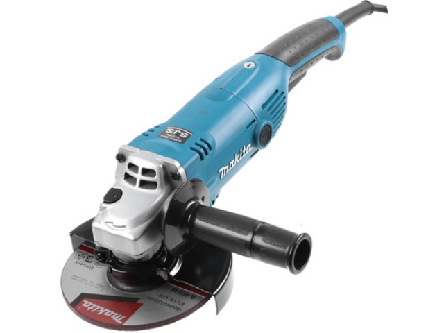 Углошлифмашина Makita GA6021 ф150мм,1050Вт,10000об\м,кор,муфта SJS,фикс вкл-ля,шлиф диск, 2,3 кг