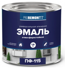 Эмаль ПФ-115 Лакра PROREMONTT коричневый 1,9 кг Л-С 
