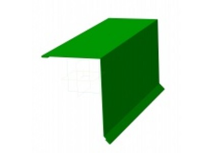 Планка торцевая 95*120*2500мм (6005) зеленый мох