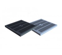 Решетка водоприемная PolyMax Basic РВ-28.28-ПП пластиковая ячеистая черная 3380-Ч