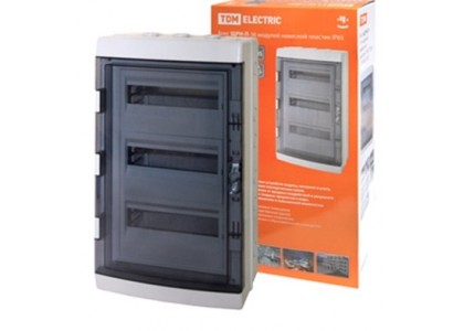 Щит распределительный навесной ЩРН-П-36 модулей пластик IP65