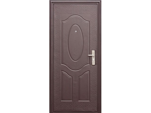 Дверь входная металлическая строительная Е40М(С40) (960 правая) толщ.40мм/гофрокартон/ 1замок