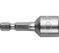 Биты с торцевой головкой  М6 L-45 мм, 2 шт, Зубр