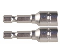 Биты с торцевой головкой  М8 L-45 мм, 2 шт, Зубр