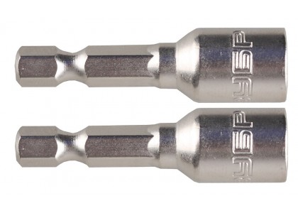 Биты с торцевой головкой  М8 L-45 мм, 2 шт, Зубр