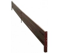 Стенка Грядки Шоколад с ребром 4х0,15м с болтами