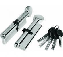 Ключевой цилиндр GUTFLAN 90РС (40/50 ключ/ключ хром)