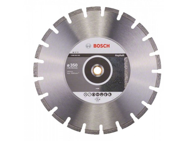 Круг алмазный 350 х 25,4 мм, Standard for Asphalt, Bosch