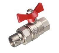 Кран шаровой Valtec Base с американкой VT.227.N.04 ДУ15 ВР/НР бабочка