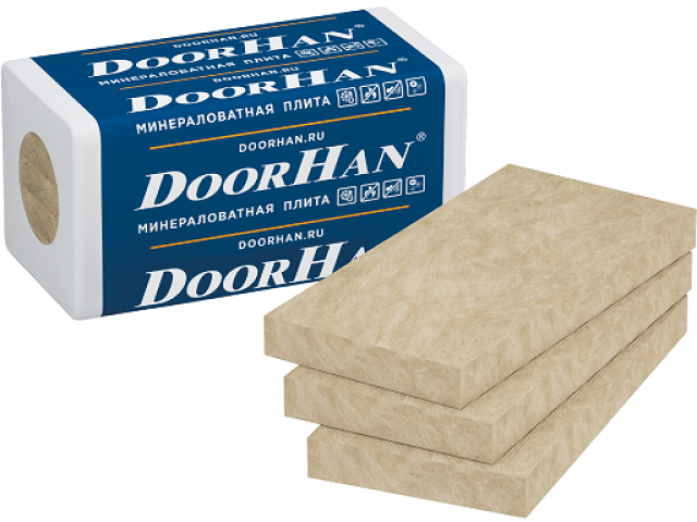 Утеплитель DoorHan Лайт 35 1200х600х50мм (уп8шт/0,288м3) плотность 35 кг/м3