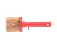 Кисть маховая КМ 65 мм, натуральная щетина, пластиковая ручка, Matrix