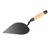Кельма штукатура 185 мм, стальная, деревянная усиленная ручка, Россия
