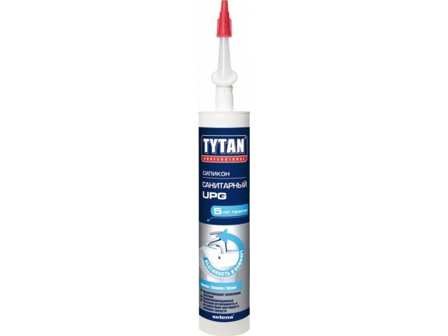 Герметик TYTAN Professional силиконовый санитарный белый UPG 280 мл