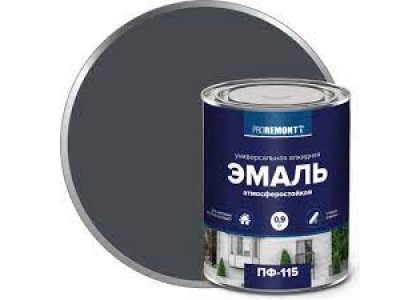 Эмаль ПФ-115 Лакра PROREMONTT графитовый серый RAL 7024 20 кг Л-С 