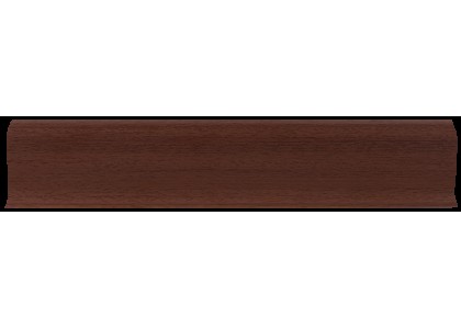 Плинтус ПВХ Line Plast L016 Махагон L=2,2м  мягк.к (1 уп-40 шт)