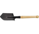 Лопата штыковая, саперная 190 х 145 х 580 мм, деревянный черенок, Россия