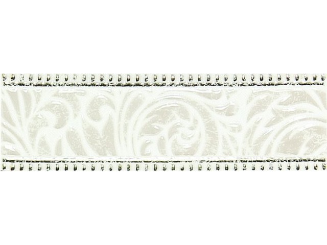 Бордюр Fiora white border 01 75х250 (20шт./уп.)