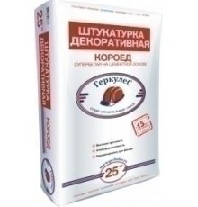 Штукатурка Геркулес GD-11 Короед 25 кг (зерно 1,5-2,0 мм) Старый рецепт (60)
