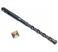 Бур по бетону SDS+  8 х 210 мм, двойная спираль, 4 режущие кромки, Hardax