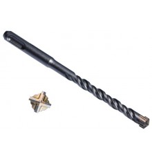 Бур по бетону SDS+  8 х 210 мм, двойная спираль, 4 режущие кромки, Hardax