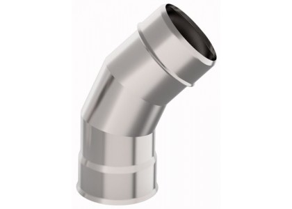 Отвод 135г 3 сегмента d115  0,5мм нерж ПИК