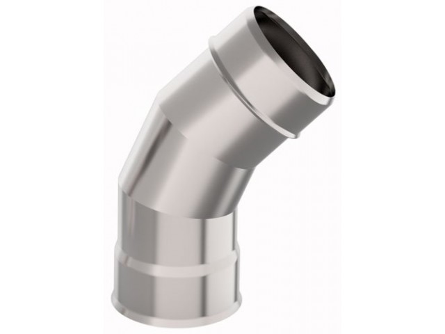 Отвод 135г 3 сегмента d115  0,5мм нерж ПИК