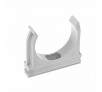 Клипса-держатель для гофротрубы d 50 мм (с защелкой)