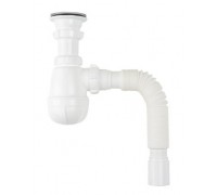 Сифон для раковины с гибкой трубой AQUANT B0115, 1 1/2х40/50мм
