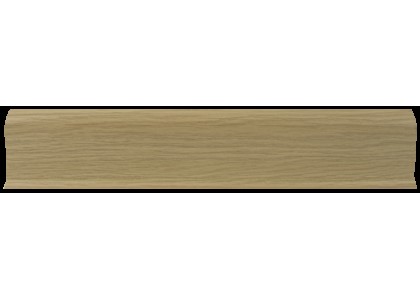 Плинтус ПВХ Line Plast L011 Дуб светлый L=2,2м  мягк.к (1 уп-40 шт)