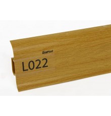 Плинтус ПВХ Line Plast L022 Дуб Аризона L=2,2м  мягк.к (1 уп-40 шт)