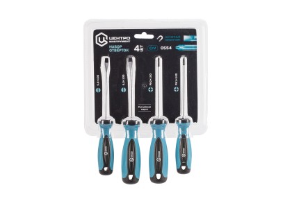 Набор отверток SL/PH  4 шт, сталь Cr-V , магнитный наконечник ЦИ