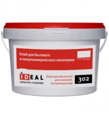 Клей IDEAL 302 для бытового линолеума 4 кг