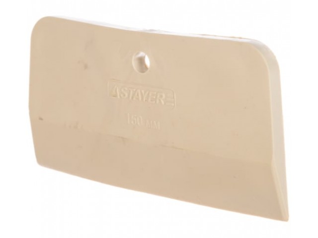 Шпатель 150 мм, резиновый, белый для затирки STAYER 