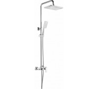 Система душевая Accoona с смесителем и тропическим душем хром 83310А