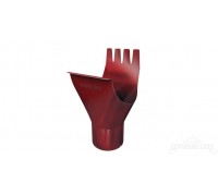 ВД Воронка выпускная D125 3011 красно-коричневый (Водолей)