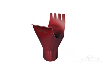 ВД Воронка выпускная D125 3011 красно-коричневый (Водолей)