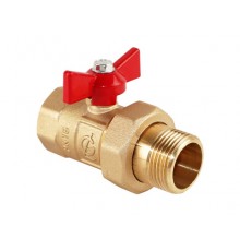 Кран шаровой с американкой Галлоп Практик 132 0103261 ДУ20 ВР/НР бабочка