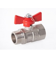 Кран шаровой Галлоп Практик 131 0103262 ДУ15 ВР/НР бабочка