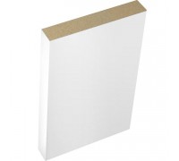 Наличник прямой полипропиленовый 8х58х2150 Velldoris белый