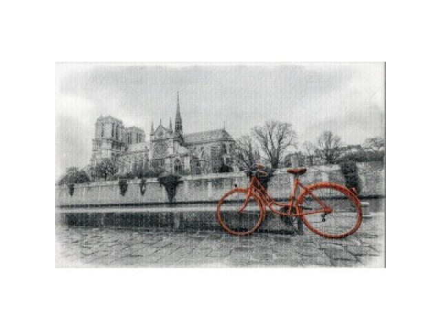 Декор Сириус Велосипед оранжевый 250*400 (15шт/кор)