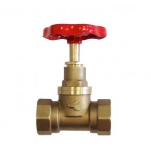 Вентиль (задвижка) клиновая латунная муфтовая 3/4