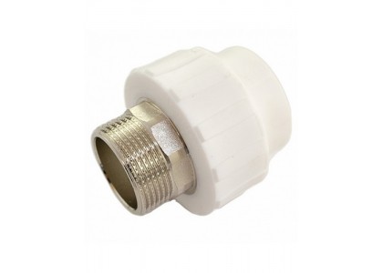 Муфта полипропиленовая PP-R комб. D63x2 НР